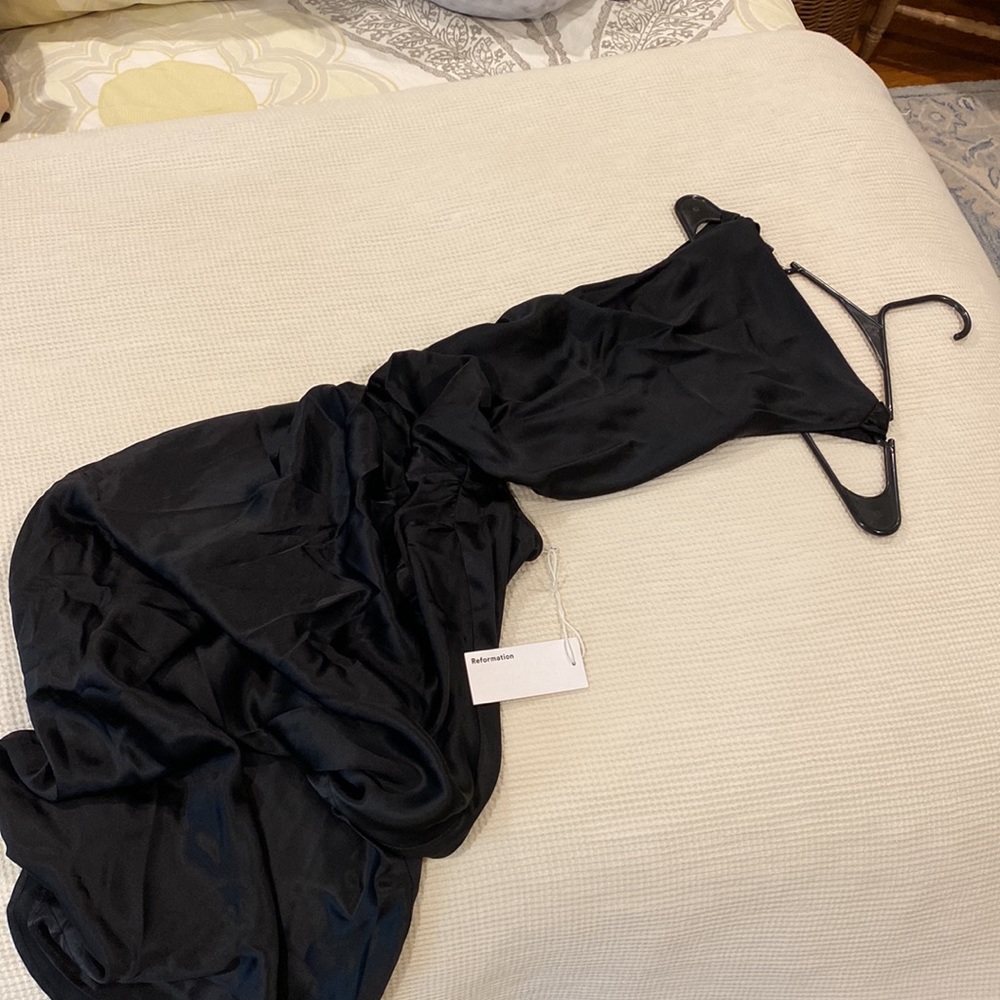 Reformation Casette Silk Dress - Picture 4 of 7